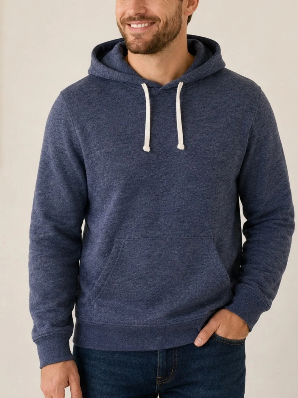 Urban Pipeline Heathered Blue‎ Pullover Hoodie Large Soft Casual